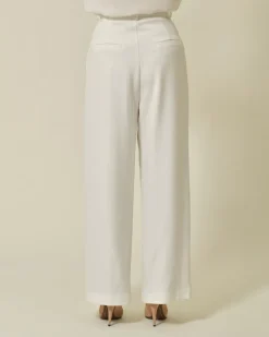 La Piscine Paris Pantalon en serge à ceinture Edward Achour*Femme Pantalons|Bas Femme