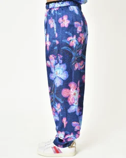 La Piscine Paris Pantalon en soie fleurie Forte Forte*Femme Pantalons|Bas Femme