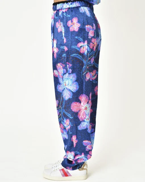 La Piscine Paris Pantalon en soie fleurie Forte Forte*Femme Pantalons|Bas Femme