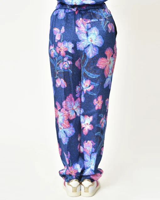 La Piscine Paris Pantalon en soie fleurie Forte Forte*Femme Pantalons|Bas Femme