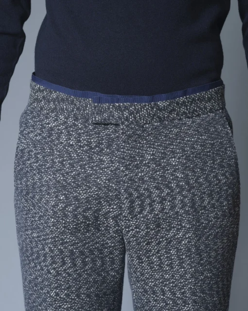 La Piscine Paris Pantalon en tweed de coton mélangé Ly Adams*Homme Pantalons