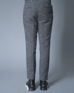 La Piscine Paris Pantalon en tweed de coton mélangé Ly Adams*Homme Pantalons