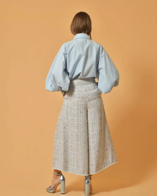 La Piscine Paris Pantalon en tweed large Edward Achour*Femme Pantalons|Bas Femme