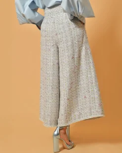La Piscine Paris Pantalon en tweed large Edward Achour*Femme Pantalons|Bas Femme