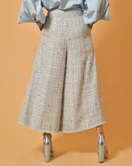 La Piscine Paris Pantalon en tweed large Edward Achour*Femme Pantalons|Bas Femme