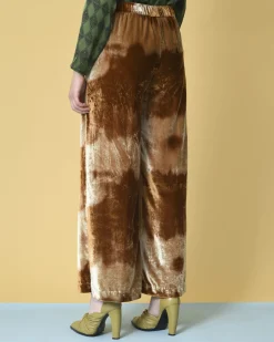 La Piscine Paris Pantalon en velours à effet tie & dye Diega*Femme Pantalons