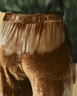 La Piscine Paris Pantalon en velours à effet tie & dye Diega*Femme Pantalons