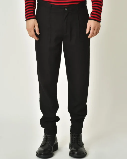 La Piscine Paris Pantalon en viscose à plis Ixos*Homme Pantalons