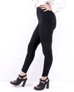 La Piscine Paris Pantalon fuseau à bandes latérales boutonnées Misha Collection*Femme Pantalons