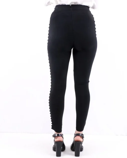 La Piscine Paris Pantalon fuseau à bandes latérales boutonnées Misha Collection*Femme Pantalons