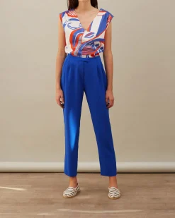 La Piscine Paris Pantalon fuselé à taille haute Chacok*Femme Pantalons|Bas Femme