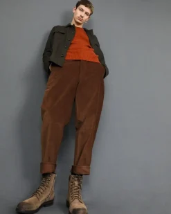 La Piscine Paris Pantalon fuselé couleur avec taille ajustable Pal Zileri*Homme Pantalons