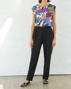 La Piscine Paris Pantalon fuselé à taille haute Chacok*Femme Pantalons|Bas Femme
