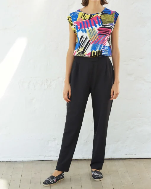 La Piscine Paris Pantalon fuselé à taille haute Chacok*Femme Pantalons|Bas Femme