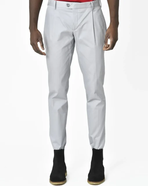 La Piscine Paris Pantalon clair avec pinces à l'avant Rodrigo*Homme Pantalons