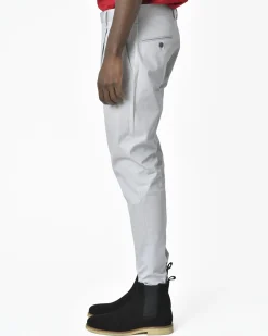 La Piscine Paris Pantalon clair avec pinces à l'avant Rodrigo*Homme Pantalons