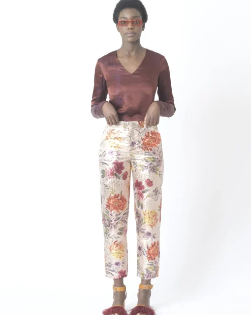 La Piscine Paris Pantalon imprimé Chloé Stora*Femme Pantalons
