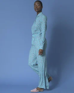 La Piscine Paris Pantalon imprimé en soie P.A.R.O.S.H*Femme Pantalons|Bas Femme