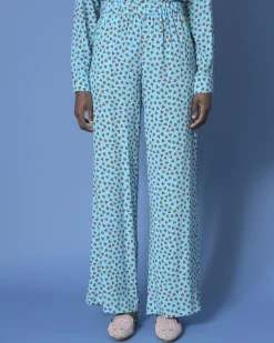 La Piscine Paris Pantalon imprimé en soie P.A.R.O.S.H*Femme Pantalons|Bas Femme