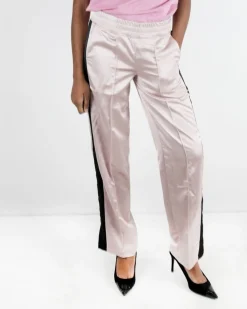 La Piscine Paris Pantalon jogging en satin à bandes latérales Jijil*Femme Pantalons