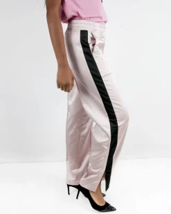 La Piscine Paris Pantalon jogging en satin à bandes latérales Jijil*Femme Pantalons
