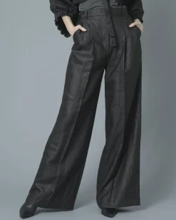 La Piscine Paris Pantalon large en serge de lin mélangé Joseph*Femme Pantalons