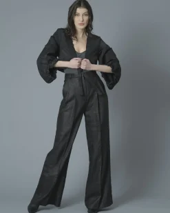 La Piscine Paris Pantalon large en serge de lin mélangé Joseph*Femme Pantalons