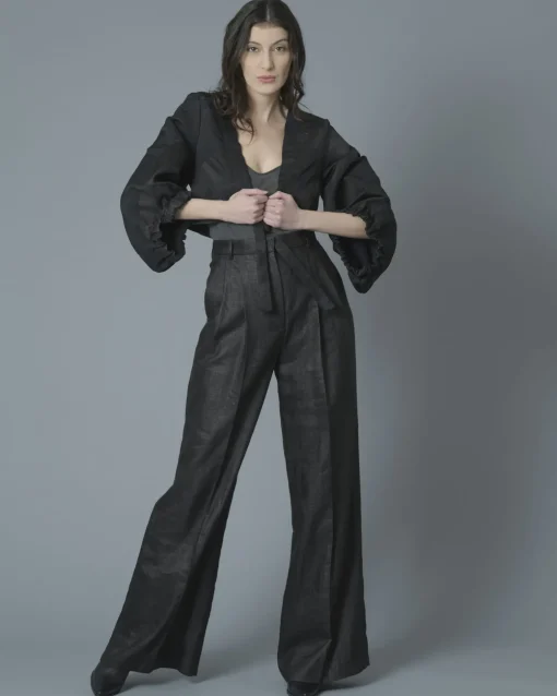 La Piscine Paris Pantalon large en serge de lin mélangé Joseph*Femme Pantalons