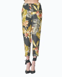 La Piscine Paris Pantalon motif forêt exotique d'ensemble Diega*Femme Pantalons|Bas Femme