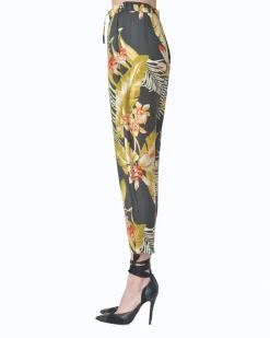 La Piscine Paris Pantalon motif forêt exotique d'ensemble Diega*Femme Pantalons|Bas Femme