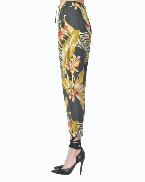La Piscine Paris Pantalon motif forêt exotique d'ensemble Diega*Femme Pantalons|Bas Femme