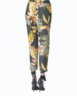 La Piscine Paris Pantalon motif forêt exotique d'ensemble Diega*Femme Pantalons|Bas Femme