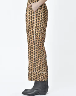 La Piscine Paris Pantalon motif géométrique Beatrice B*Femme Pantalons|Bas Femme