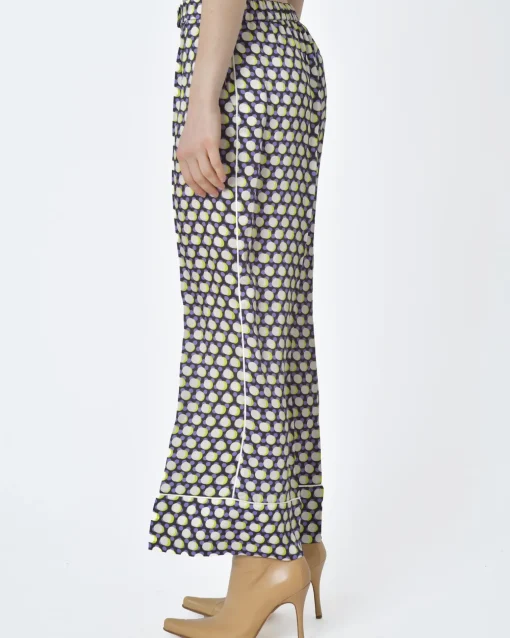 La Piscine Paris Pantalon motif rond Beatrice B*Femme Pantalons|Bas Femme