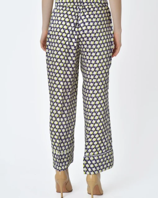 La Piscine Paris Pantalon motif rond Beatrice B*Femme Pantalons|Bas Femme
