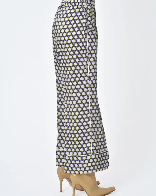La Piscine Paris Pantalon motif rond Beatrice B*Femme Pantalons|Bas Femme