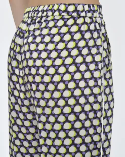 La Piscine Paris Pantalon motif rond Beatrice B*Femme Pantalons|Bas Femme