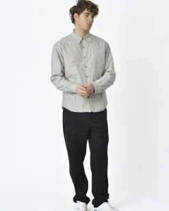 La Piscine Paris Pantalon à rayures blanches Isabel Benenato*Homme Pantalons