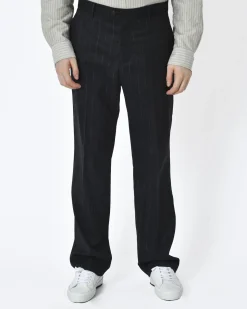 La Piscine Paris Pantalon à rayures blanches Isabel Benenato*Homme Pantalons