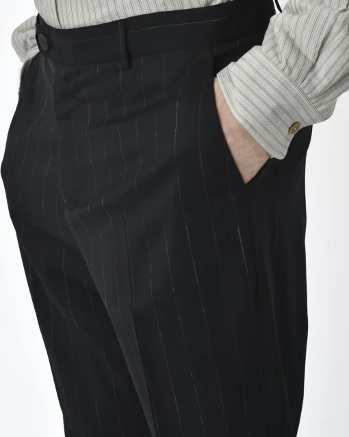 La Piscine Paris Pantalon à rayures blanches Isabel Benenato*Homme Pantalons
