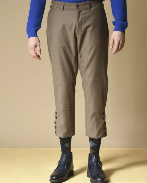 La Piscine Paris Pantalon raccourci en laine Gabriele Pasini*Homme Pantalons