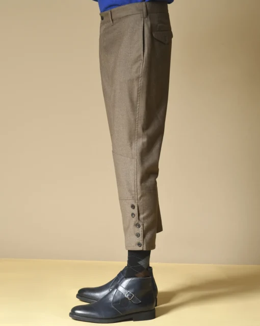 La Piscine Paris Pantalon raccourci en laine Gabriele Pasini*Homme Pantalons
