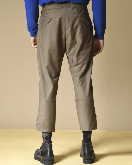 La Piscine Paris Pantalon raccourci en laine Gabriele Pasini*Homme Pantalons