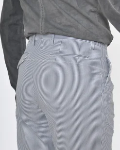 La Piscine Paris Pantalon rayé / bleu Gabriele Pasini*Homme Pantalons