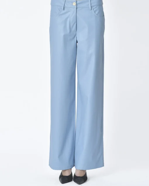 La Piscine Paris Pantalon simili cuir clair Avn*Femme Pantalons|Bas Femme