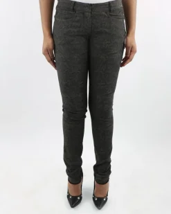 La Piscine Paris Pantalon slim taupé texturé Damir Doma*Femme Pantalons