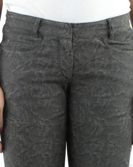 La Piscine Paris Pantalon slim taupé texturé Damir Doma*Femme Pantalons