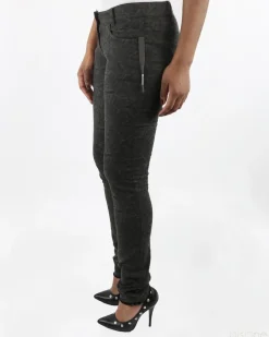 La Piscine Paris Pantalon slim taupé texturé Damir Doma*Femme Pantalons