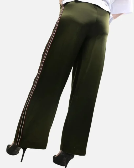 La Piscine Paris Pantalon souple à bandes Isabelle Blanche*Femme Pantalons