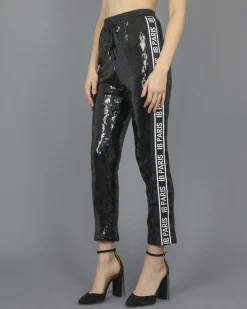La Piscine Paris Pantalon survêtement à sequins Isabelle Blanche*Femme Pantalons